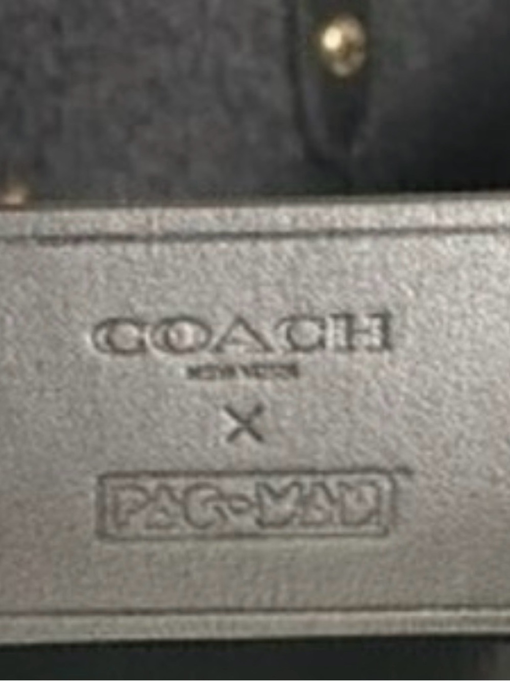 Coach x Pacman Reversible City tote like new - Picture 6 of 10
